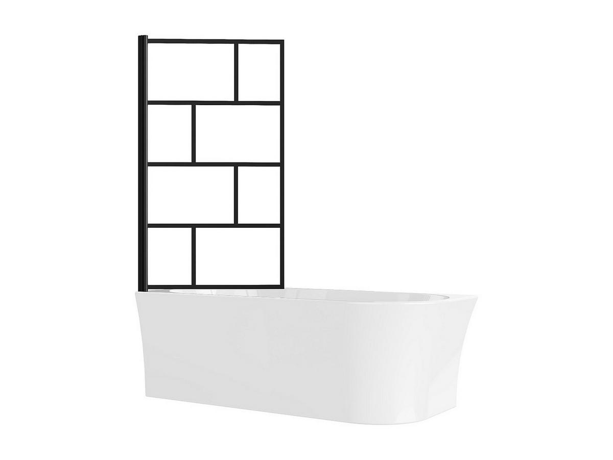 DUSCHBADEWANNE - 1 -Sitzer - Acryl - weiß - PONTICOLA - Weiß, Kunststoff (150/59/75cm) - Vente-Unique