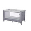REISEBETT Torino silber Laufstall seitlicher Eingang, Tragetasche, Faltmatratze - Silberfarben, Kunststoff (60/120cm) - Lorelli