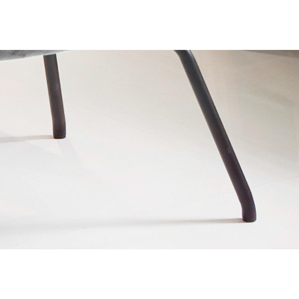 Thumbnail - Kawola Hocker, Silber, Textil, Sternfuß, 57x44x52 cm, Wohnzimmer, Hocker, Sitzhocker