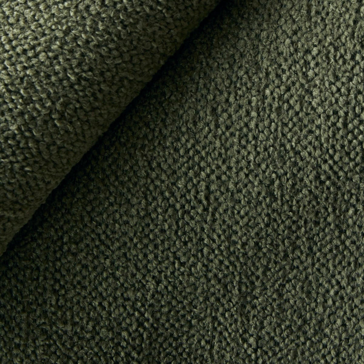 SOFA Dario Grün aus Stoff - Grün, Textil (259/198cm) - Tikamoon