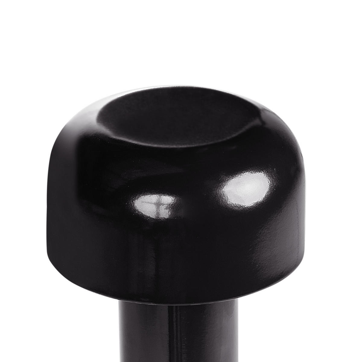 LED-TISCHLEUCHTE Schwarz Besos - Schwarz, Metall (12/12/21cm) - Beliani