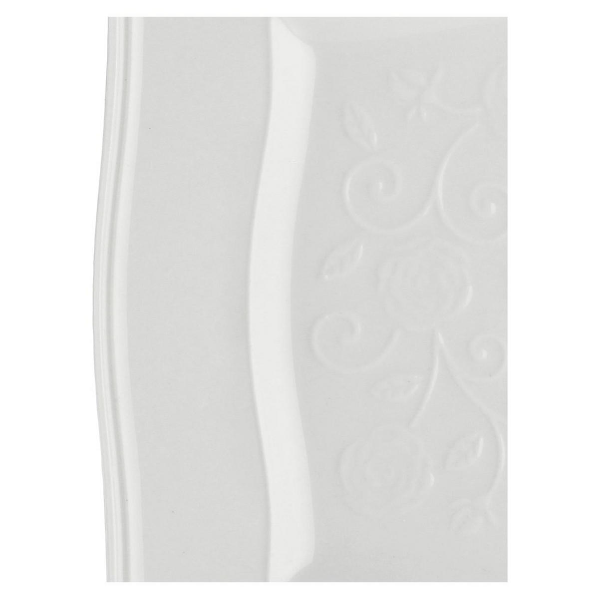 TELLER Weiß 20/20/2 cm P003800120Z - Weiß, Keramik (20cm) - La Porcellana Bianca 