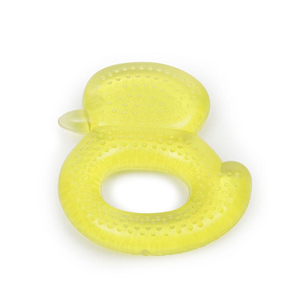 BEISSRING Ente T1199 kühlend, massierend, lindernd, als Zahnungshilfe - Gelb, Kunststoff (9/7cm) - Moni