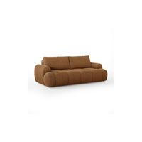 SCHLAFSOFA CORAL 250/100/85 cm mit Bettkasten Stoff Coral 35 - Cognac, Textil (250/85/100cm) - Lookway