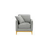 SESSEL Linara-Velluto 15 - Hellgrau, Holz/Textil (81/91/95cm)