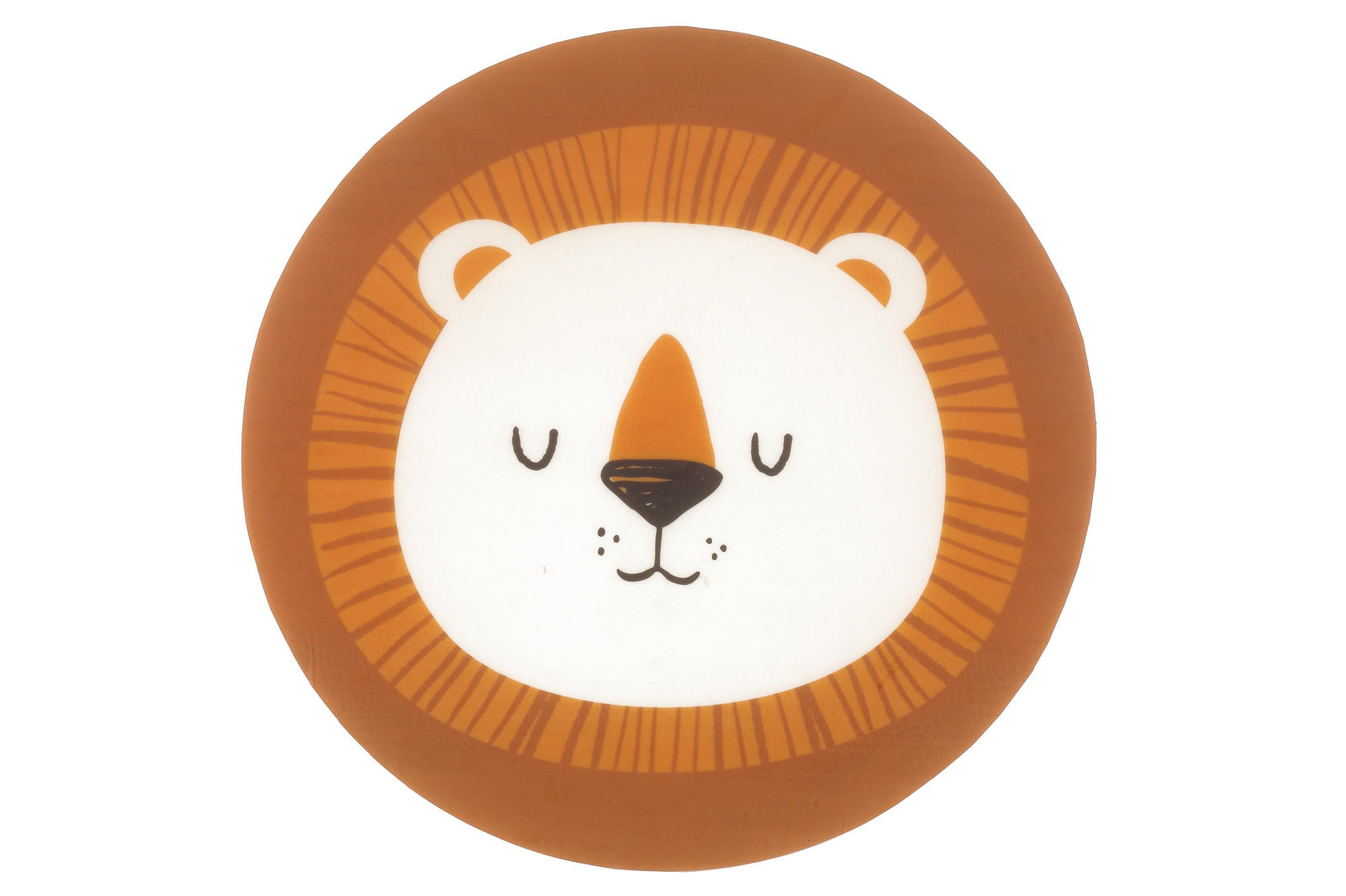 TISCHUNTERLAGE Lion Ø 38 cm - Multicolor, Kunststoff (38cm)