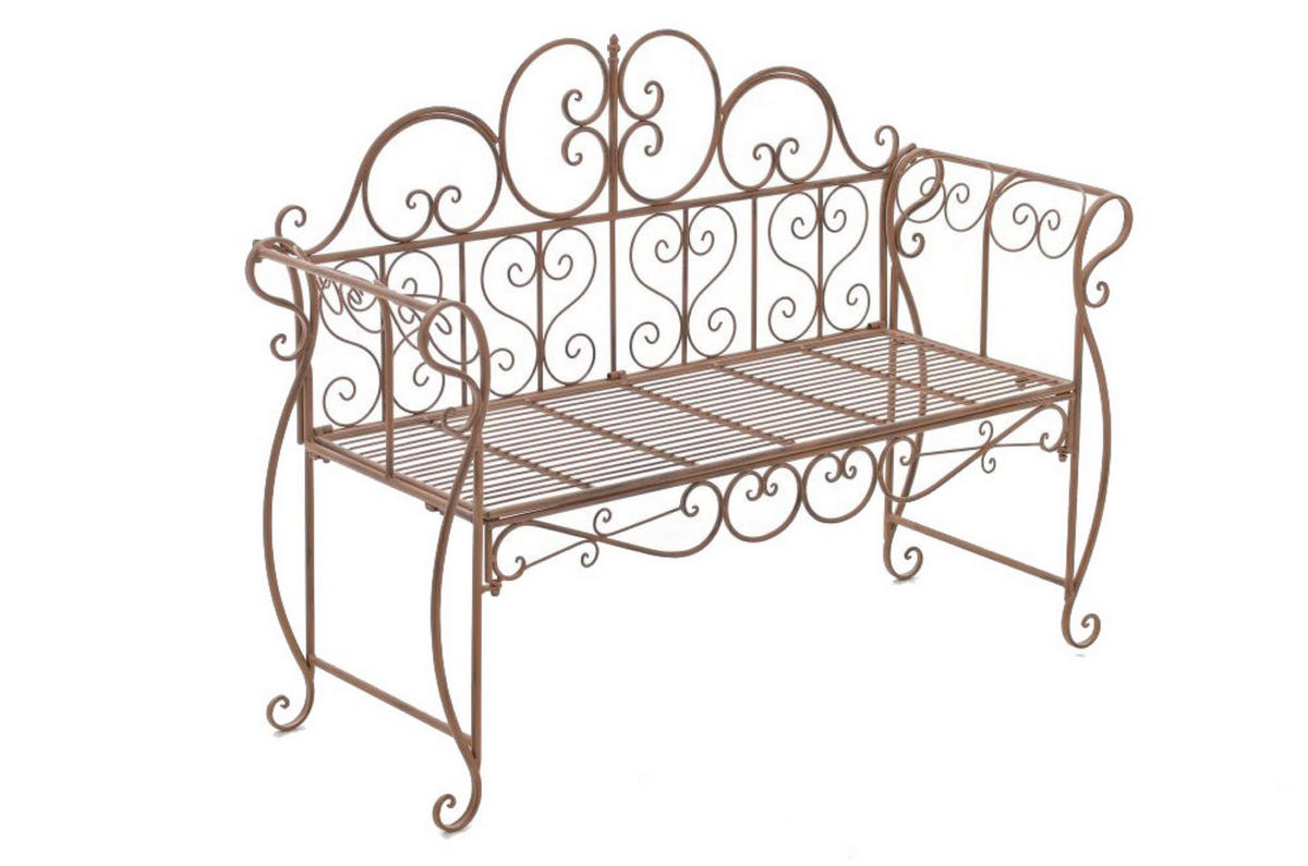 GARTENBANK Minno antik braun - Braun, Metall (128/46/94cm) - TPFGarden