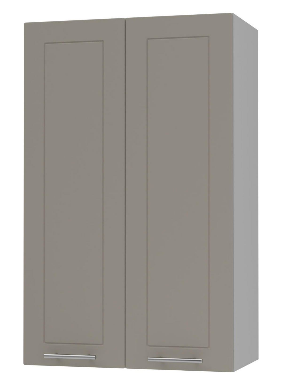 KÜCHENHÄNGESCHRANK Kvantum W4/60 Beige Matt / Grau Matt 60 / 32,5 / 96cm - Beige/Grau, Holz/Holzwerkstoff (60/96/32.5cm) - Feldmann-Wohnen