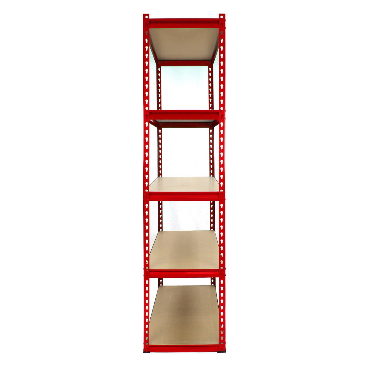 LAGERREGAL Z-Rax 90cm + 2 x Z-Rax 90cm - Rot, Metall (90/180/45cm)