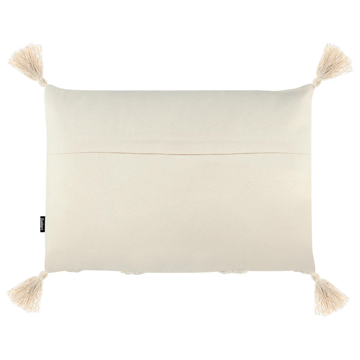 DEKOKISSEN Beige 40/60 cm Cerinthe - Beige, Textil (60/40/10cm) - Beliani