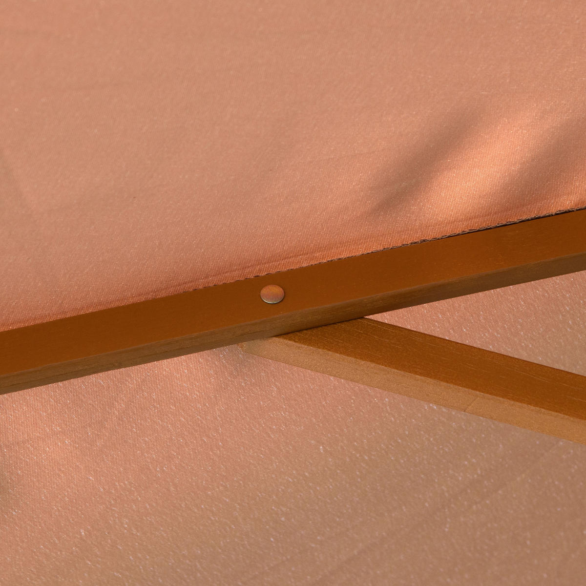 SONNENSCHIRM, Bambus, Polyester, Khaki - Braun, Naturmaterialien/Holz (300/300cm) - Outsunny