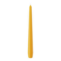 SPITZKERZEN (konische Kerzen) Gelb 250 x Ø 25 mm, 12 Stück - Gelb, Paraffin (2.5/25/25cm) - Wiedemann Kerzen
