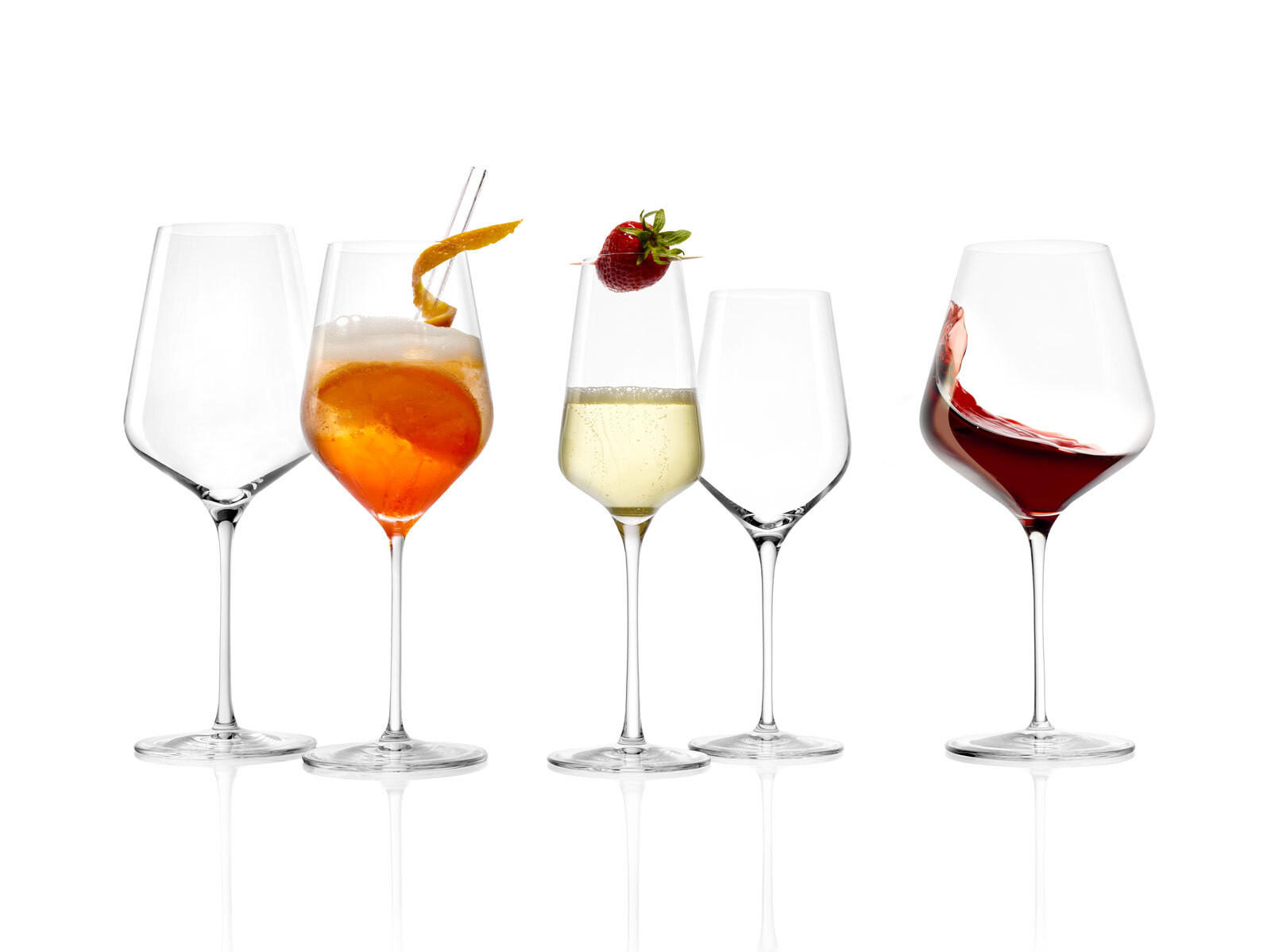 Thumbnail - Stölzle Lausitz Bordeauxgläser, Transparent, Glas, Rund, Essen & Trinken, Gläser, Weingläser