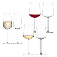 BORDEAUX WEISSWEIN CHAMPAGNER GLÄSER Journey transparent 6er Set - Transparent, Glas - Zwiesel Glas