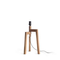 LEUCHTE WOODY oak Eiche 15 W - Eichefarben, Holz (37/37/47.5cm) - Rendl