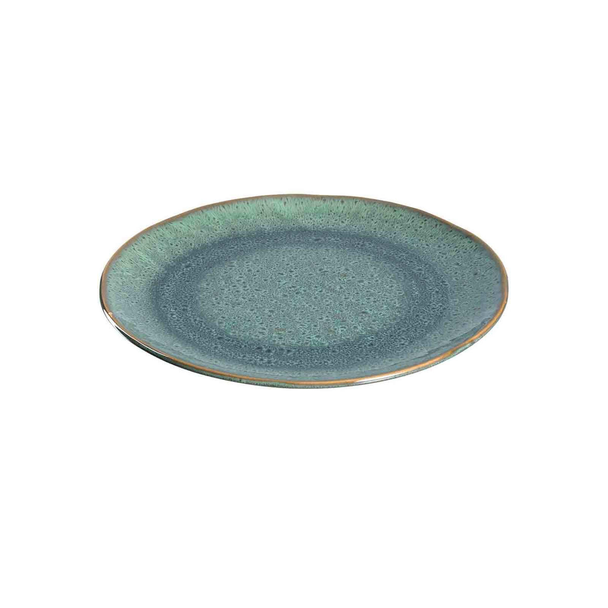 TELLER Matera grün ø 22.5 cm 6er Set - Grün, Keramik (22.5cm) - Leonardo Living