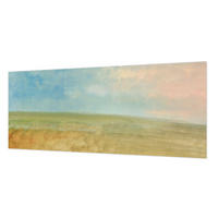 FOTOTAPETE 250x104 cm - Pastellfelder - Blau, Textil (250/104cm) - Wallfluent