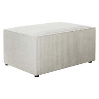 POLSTERHOCKER Karl - Schwarz/Naturfarben, Holz/Kunststoff (60/38/45cm) - MIRJAN24