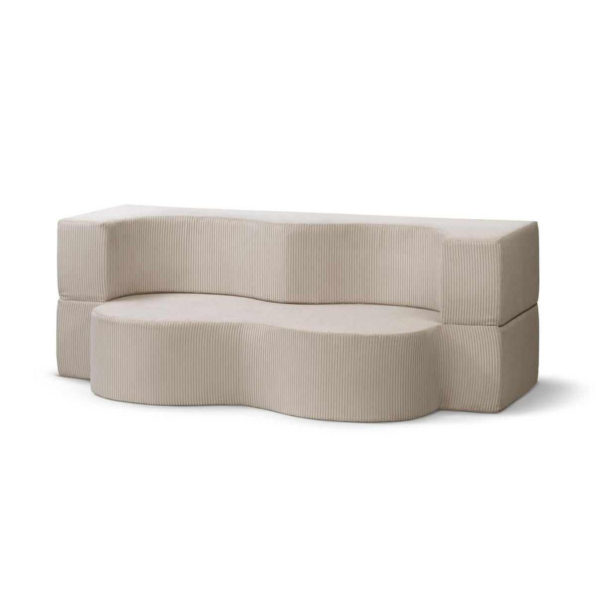 SOFA Kamelia Beige - Beige, Textil (200/70/100cm) - Pillovely