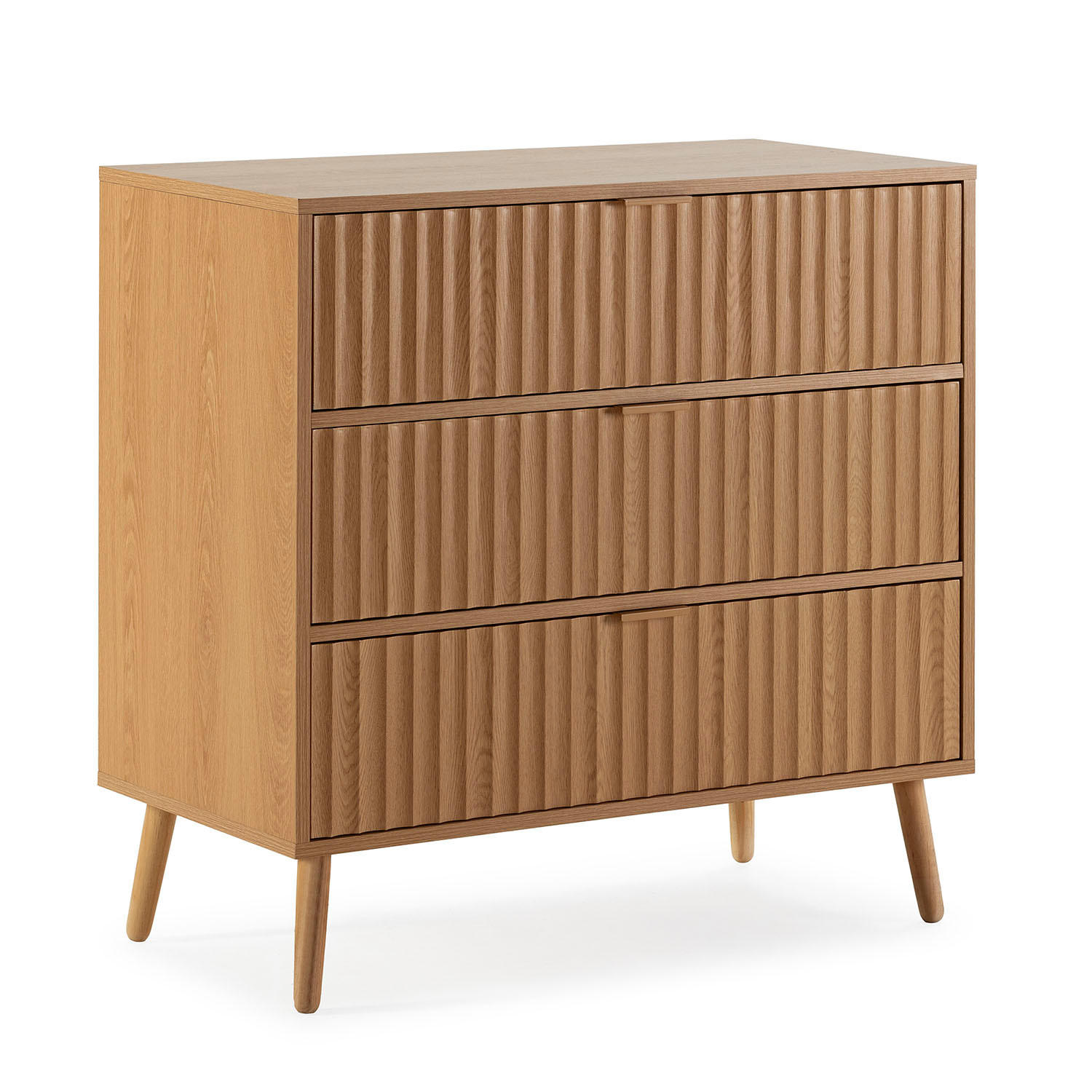 KOMMODE 80/80/40 Lluvia Eiche - Honigeiche, Holzwerkstoff (80/80/40cm)
