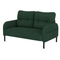 SOFA 2-Sitzer 120 x 75 x 79 cm Cord Emerald - Grün, Kunststoff (120/79/75cm) - Meubliv