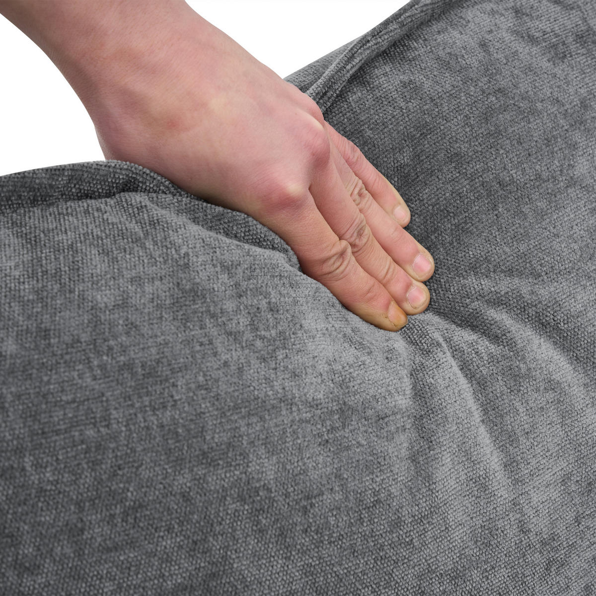 4-SITZER-SOFA Grau 202/137/80 cm - Grau, Textil (137/80/202cm) - Urban Meuble