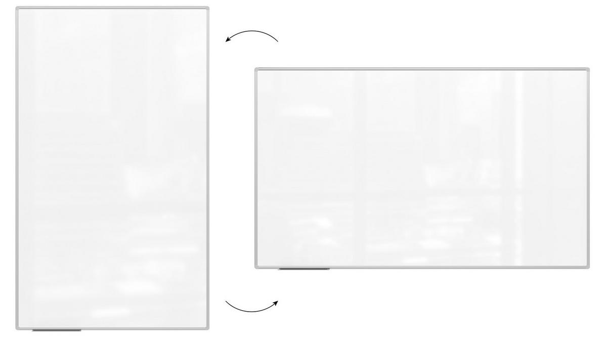 WHITEBOARD Magnetisch - PREMIUM EXPO Alurahmen 200x120cm - Weiß, Metall (200/120/1.6cm) - ALLboards