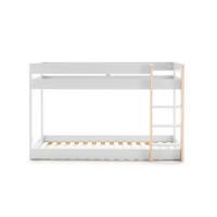 ETAGENBETT Angel Weiß 197/107/131 cm - Weiß, Holz - Calicosy