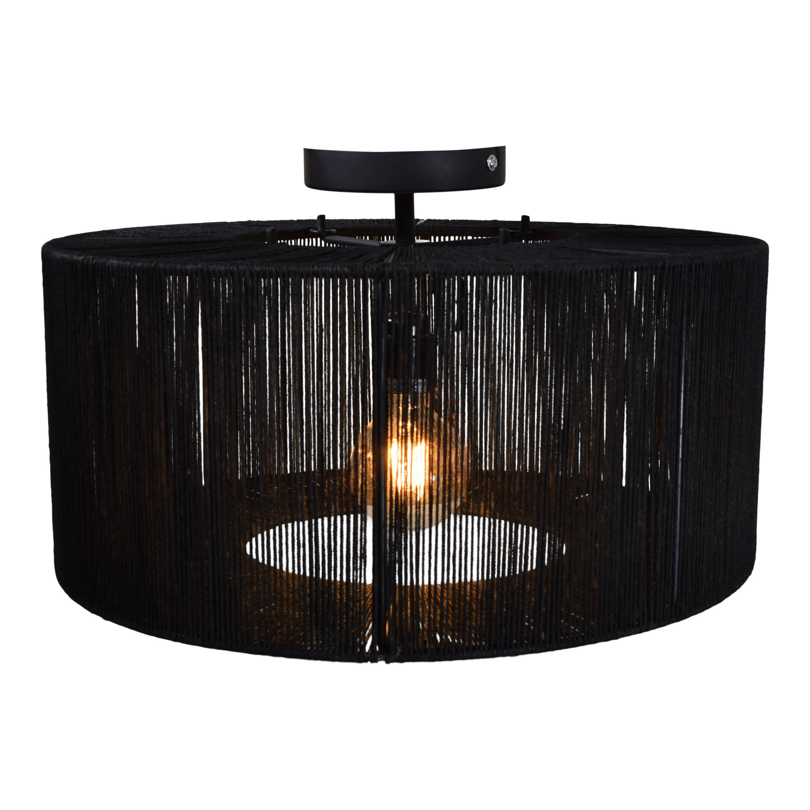 DECKENLEUCHTEN Diro - Schwarz, Metall (45/45/26cm) - Urban Interiors