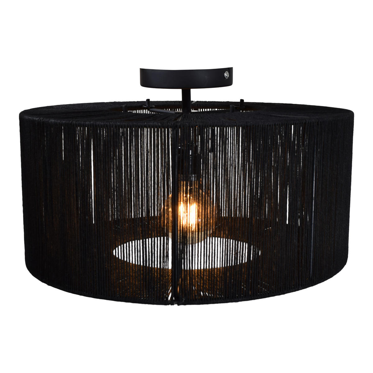 DECKENLEUCHTEN Diro - Schwarz, Metall (45/45/26cm) - Urban Interiors