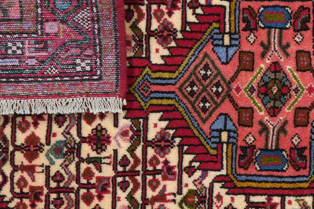 LÄUFER Orient handgeknüpft Assadabad Beige, Rot 289/85 cm Schurwolle - Beige/Rot, Textil (85/289cm) - Looma