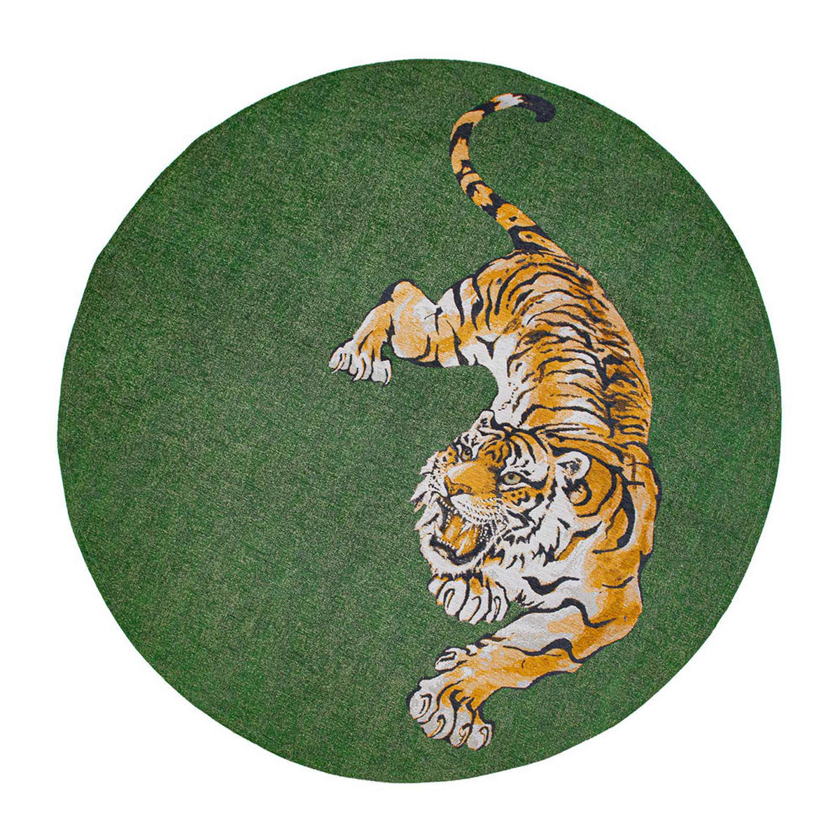 TEPPICH Green On Fire Pop 240/240 cm - Grün, Textil (240/240cm) - Louis De Poortere