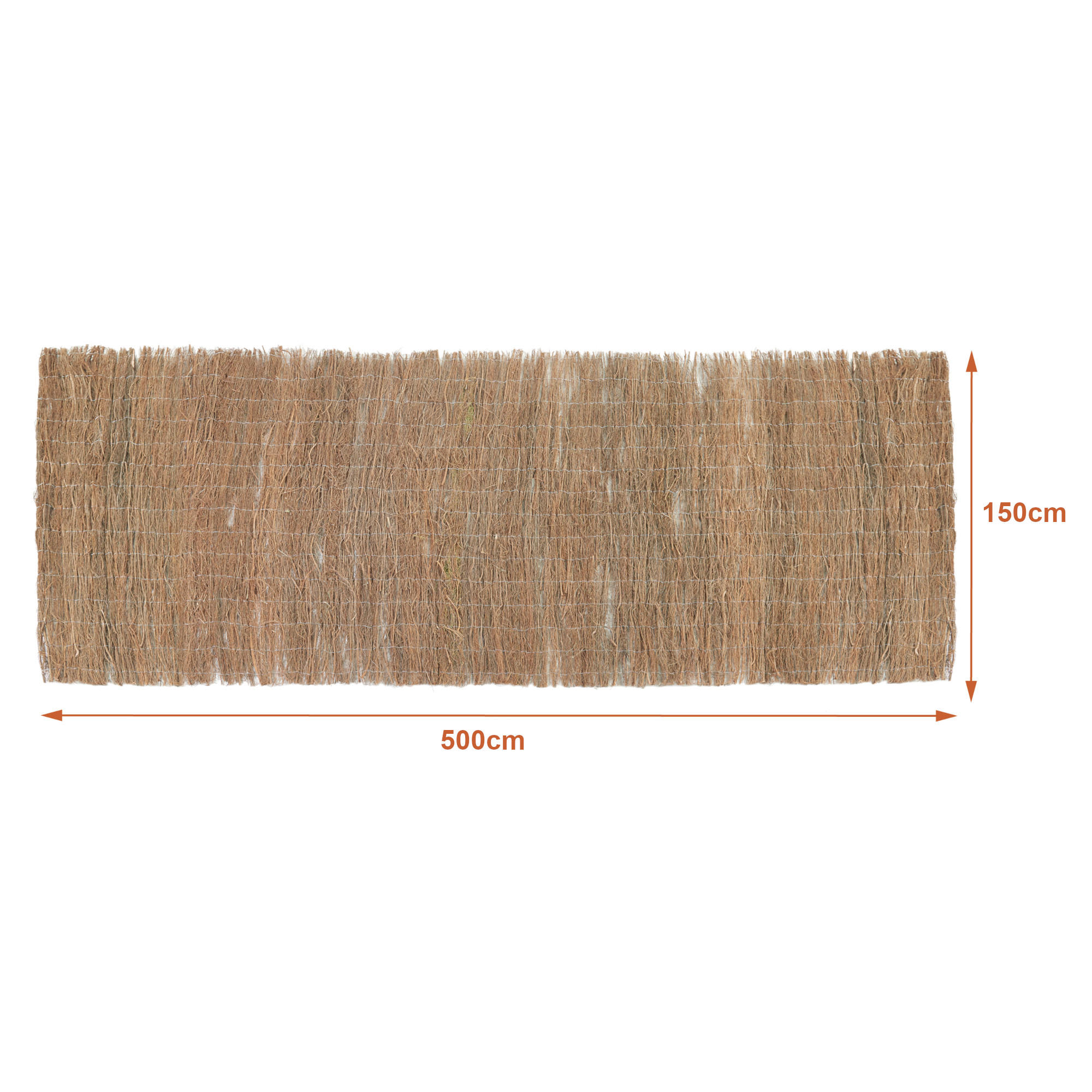 REISIGZAUN Brielle - Naturfarben, Naturmaterialien (150/0.6cm) - casa.pro