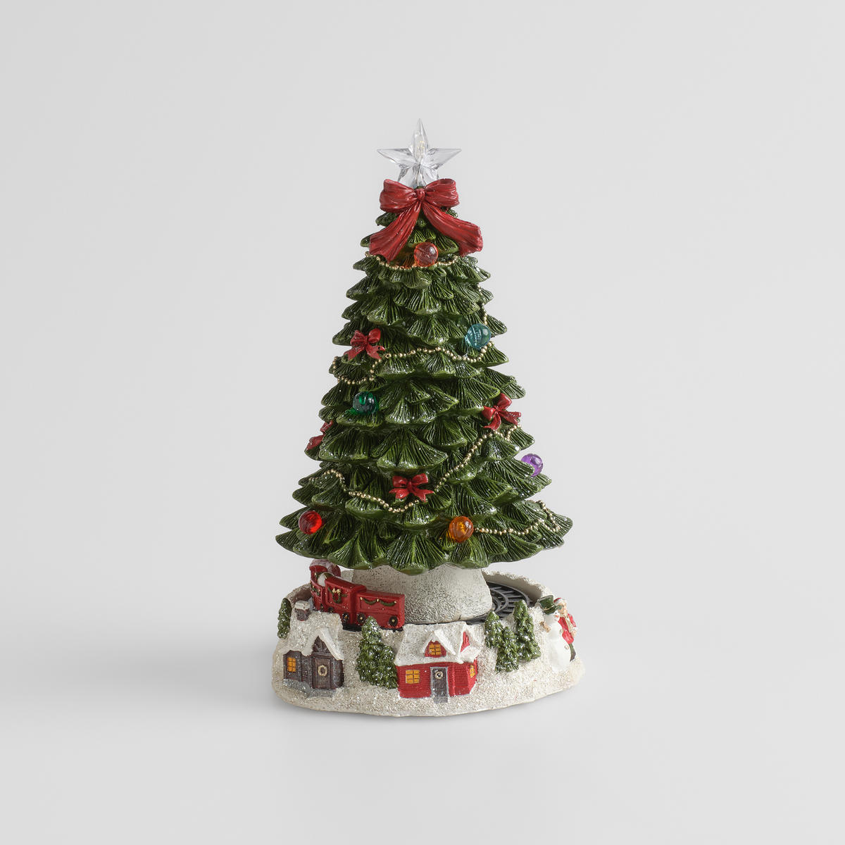 WEIHNACHTSSPIELUHR Santatree - Grün, Kunststoff (17/30/17cm) - home&you