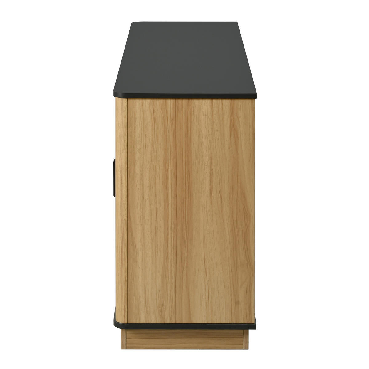 SIDEBOARD 4 Türen Riffelung Holzoptik Stauraum modern - Naturfarben, Holzwerkstoff (40/75/139cm) - FLIEKS