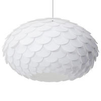 HÄNGELEUCHTE Erges 48/48/159 cm - Weiß, Kunststoff (48/48/159cm) - Beliani