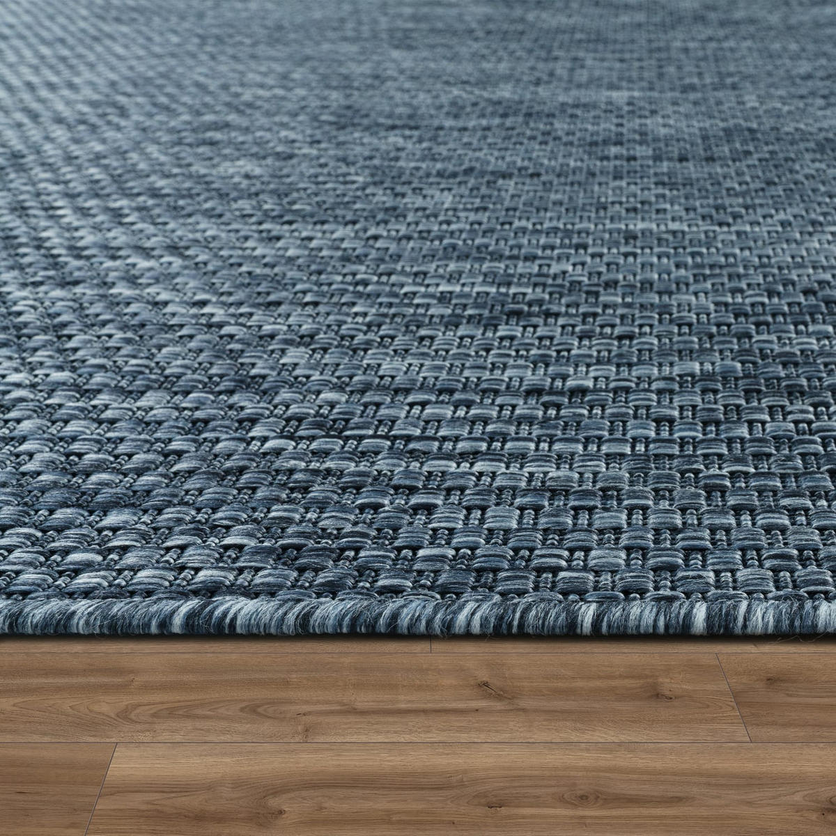 OUTDOORTEPPICH 80/80 cm Venedig 165 - Blau, Kunststoff (80/80cm) - Paco Home