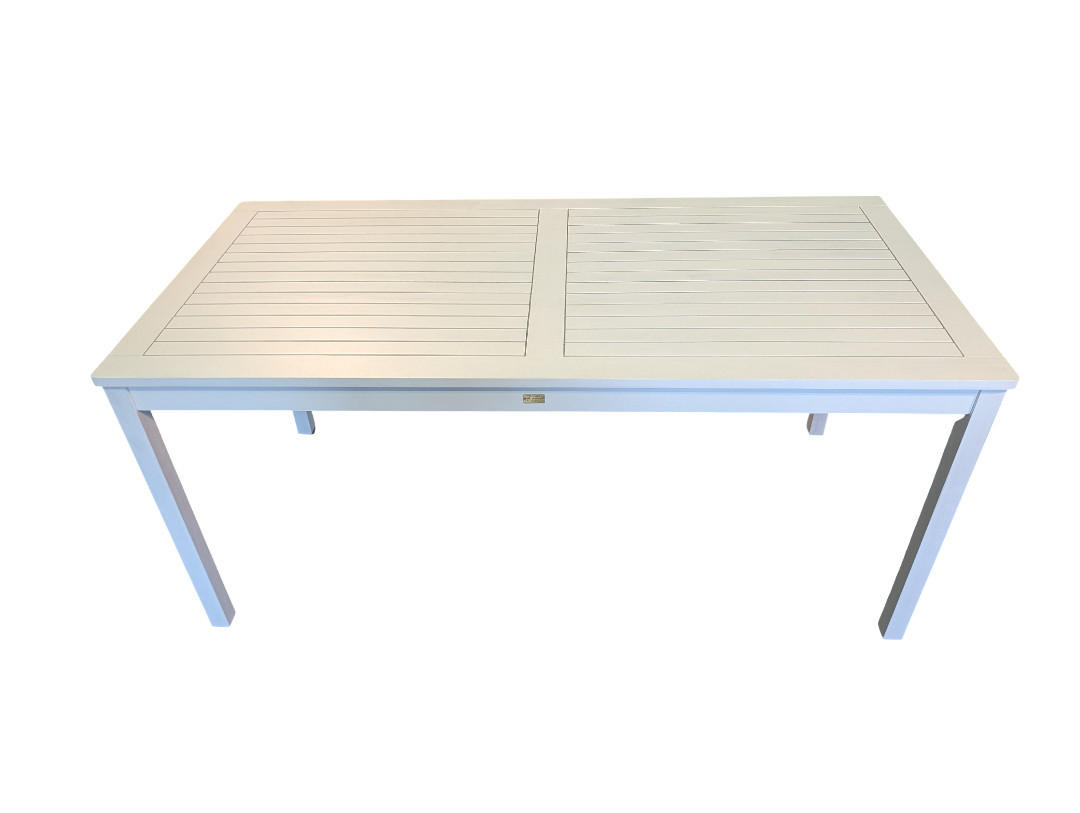 GARTENTISCH Aalborg - Weiß, Holz (165/80/75cm) - Sedex