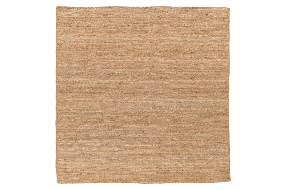 JUTETEPPICH Nitin natur 100/100 cm - Naturfarben, Naturmaterialien (100/100cm) - My-Rug