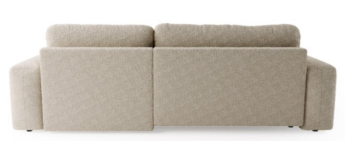 ECKSOFA Creme ILO Mit Schlaffunktion Und Bettkasten - Ecru, Textil (282/177cm) - Sepro Meble
