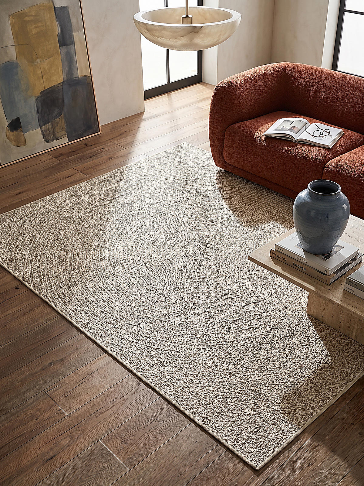 FLACHWEBTEPPICH Berber CORDEV Polypropylen Creme 160 x 230 cm - Beige, Textil (160/230cm) - KADIMA DESIGN