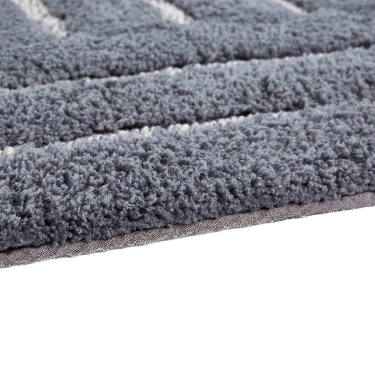 BADEMATTE BAHAMAS - Grau, Textil (60/90cm) - Schöner Wohnen