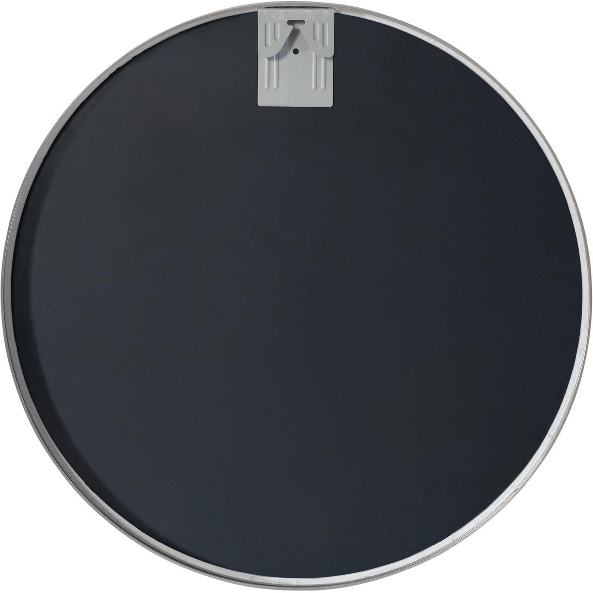 WANDSPIEGEL rund 60 cm Metall silber - Silberfarben, Metall (60/60/3cm) - CLP