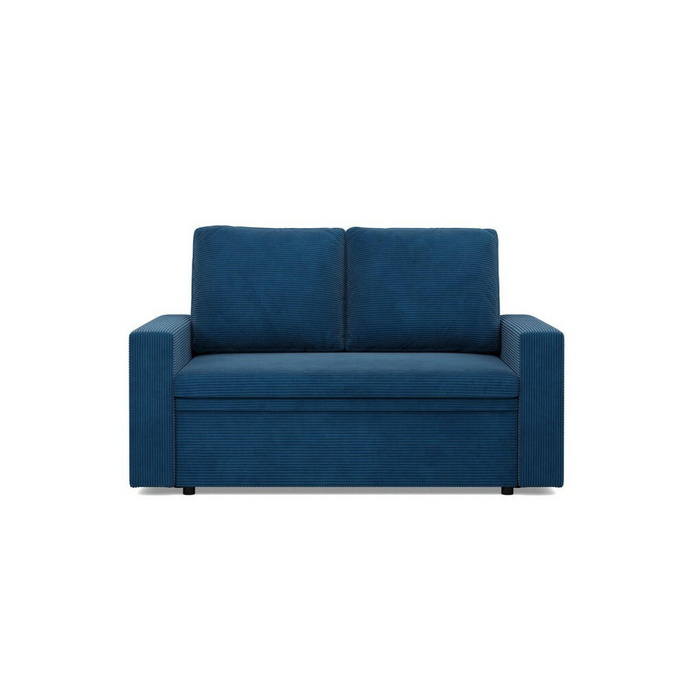 SOFA Neo mit gerader Armlehnen dunkelblau - Dunkelblau, Textil (148/90/87cm) - SIMKAM Furniture