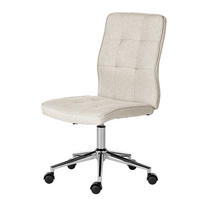 BÜROSTUHL - Hellgrau, Textil/Metall (46/91/62cm) - home24