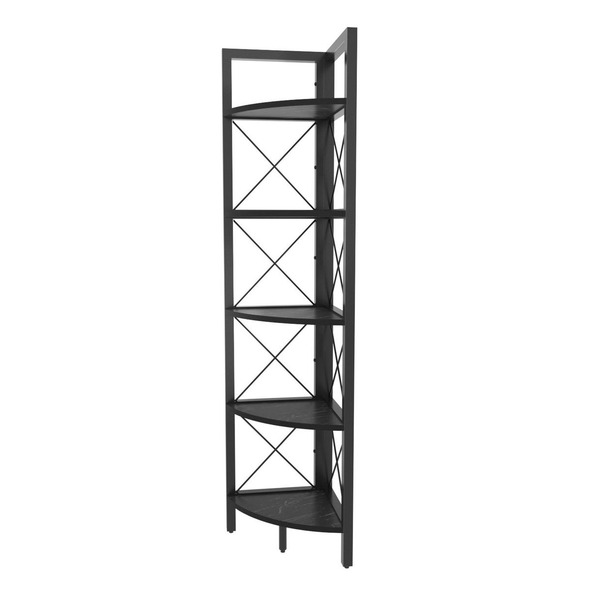 ECKREGAL Remo Schwarz - Creme/Schwarz, Holzwerkstoff (30.5/160/33cm) - Decorotika