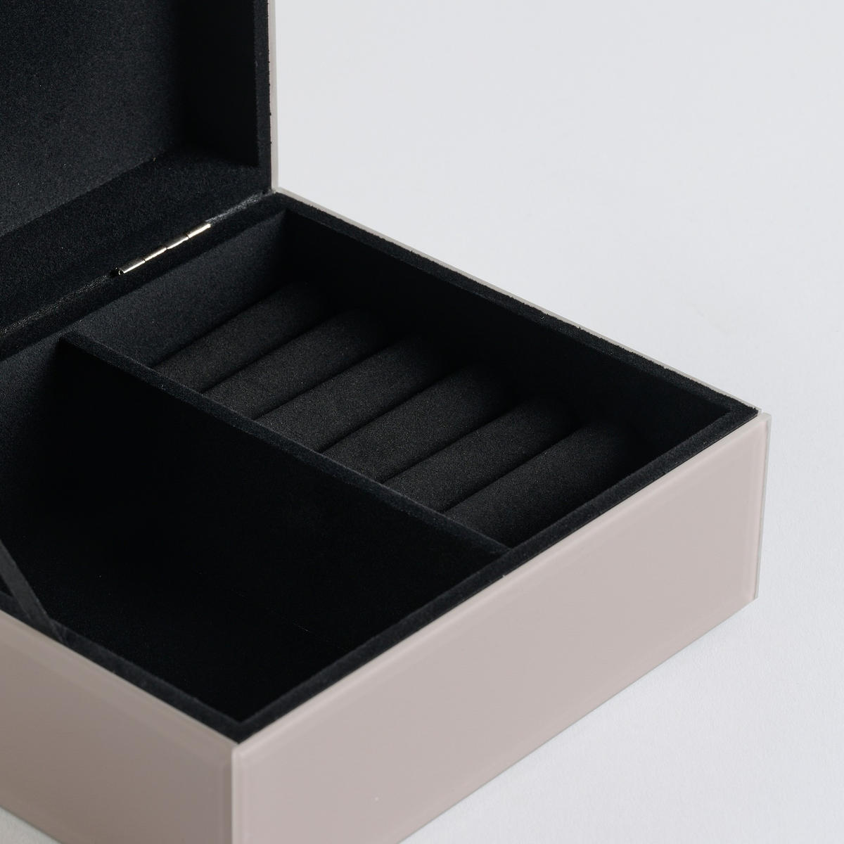 SCHMUCKKÄSTCHEN Dian - Beige, Glas (17/8/15cm) - home&you