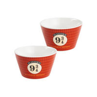 MÜSLISCHALE Harry Potter Platform 9 3/4 Rot 500 ml - Rot, Keramik (14cm) - United Labels