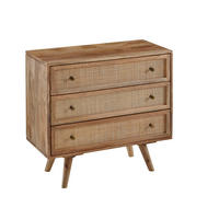SIDEBOARD – Mango Massivholz, stilvoll, funktional - Braun, Holz/Metall (80/75/40cm) - KADIMA DESIGN