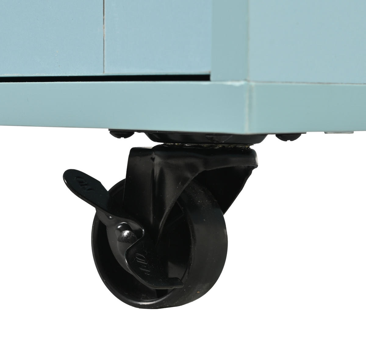 KÜCHENINSEL 139/91,5/46(71) cm Blau aus MDF mit klappbarer Arbeitsplatte - Blau, Holzwerkstoff (46/91.5/139cm) - OKMYHOME
